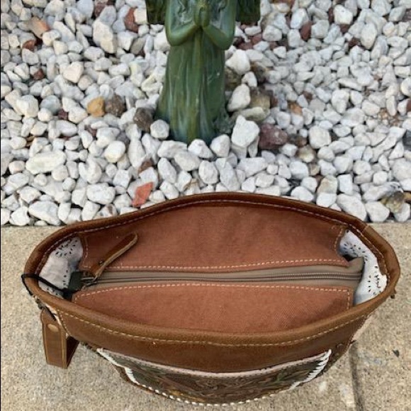 New Bohemian Floral Western Print Tote Bag Handbag - Picture 8 of 14